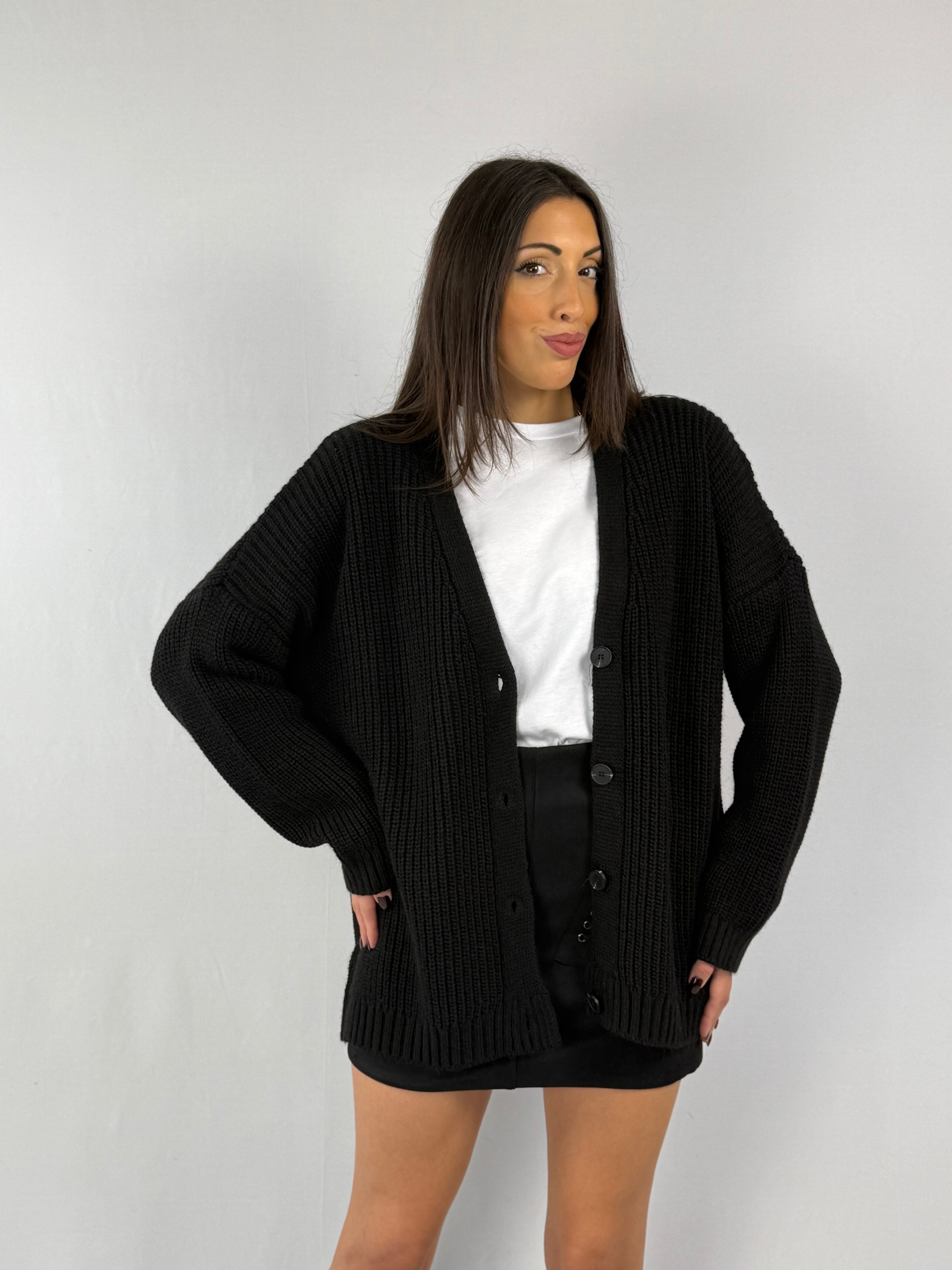 Cardigan Lumina nero