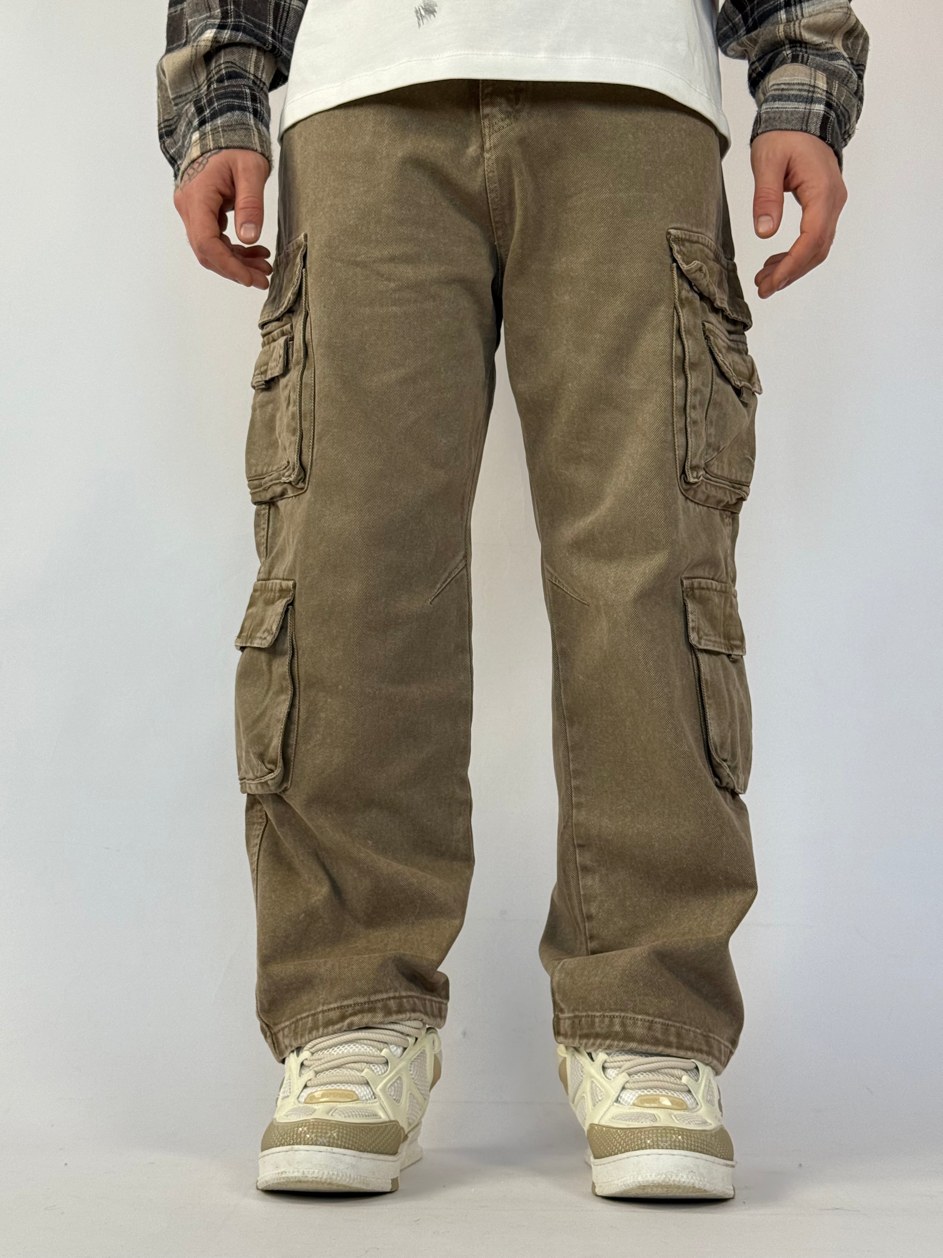 Jeans cargo “mocha”