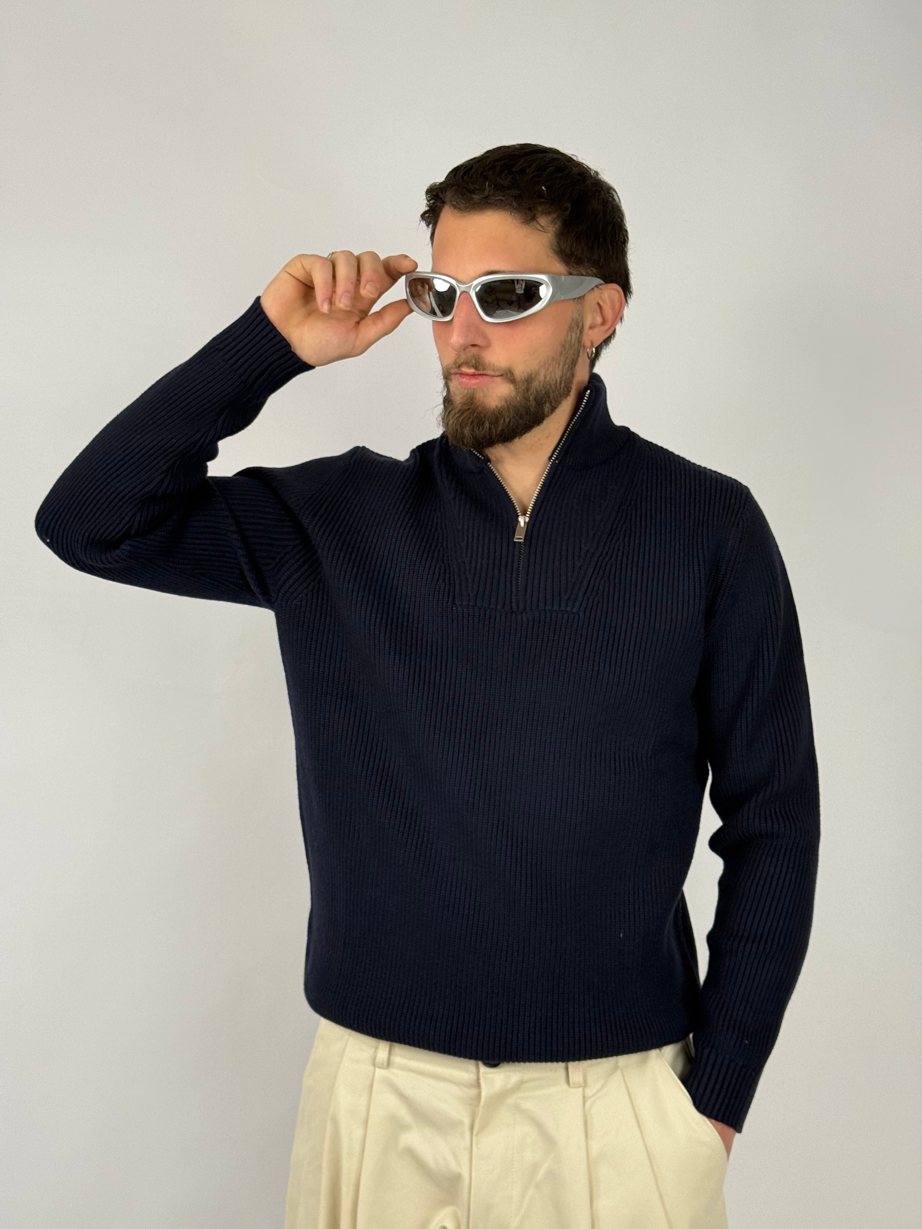 Maglione half zip “Benedict”