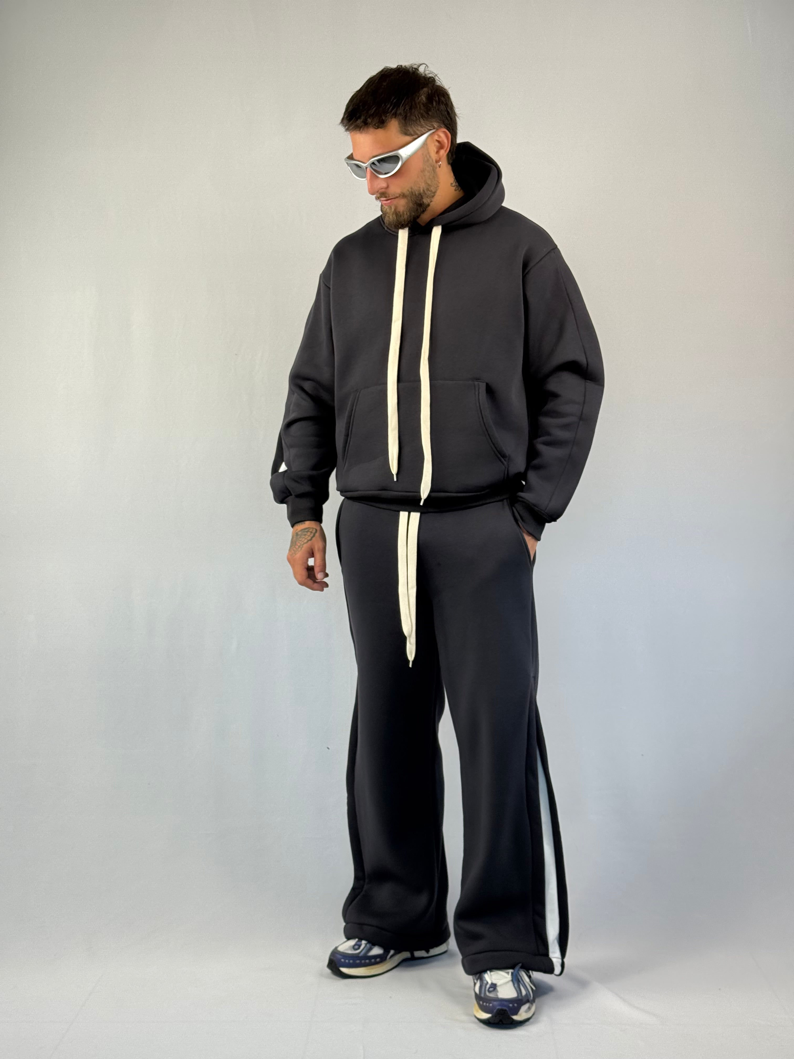 Tuta flare piombo