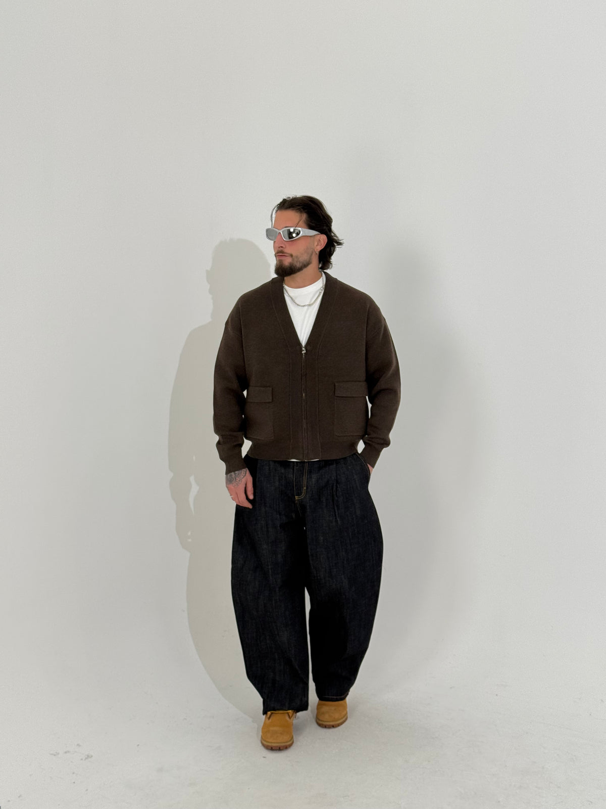 Cardigan zip