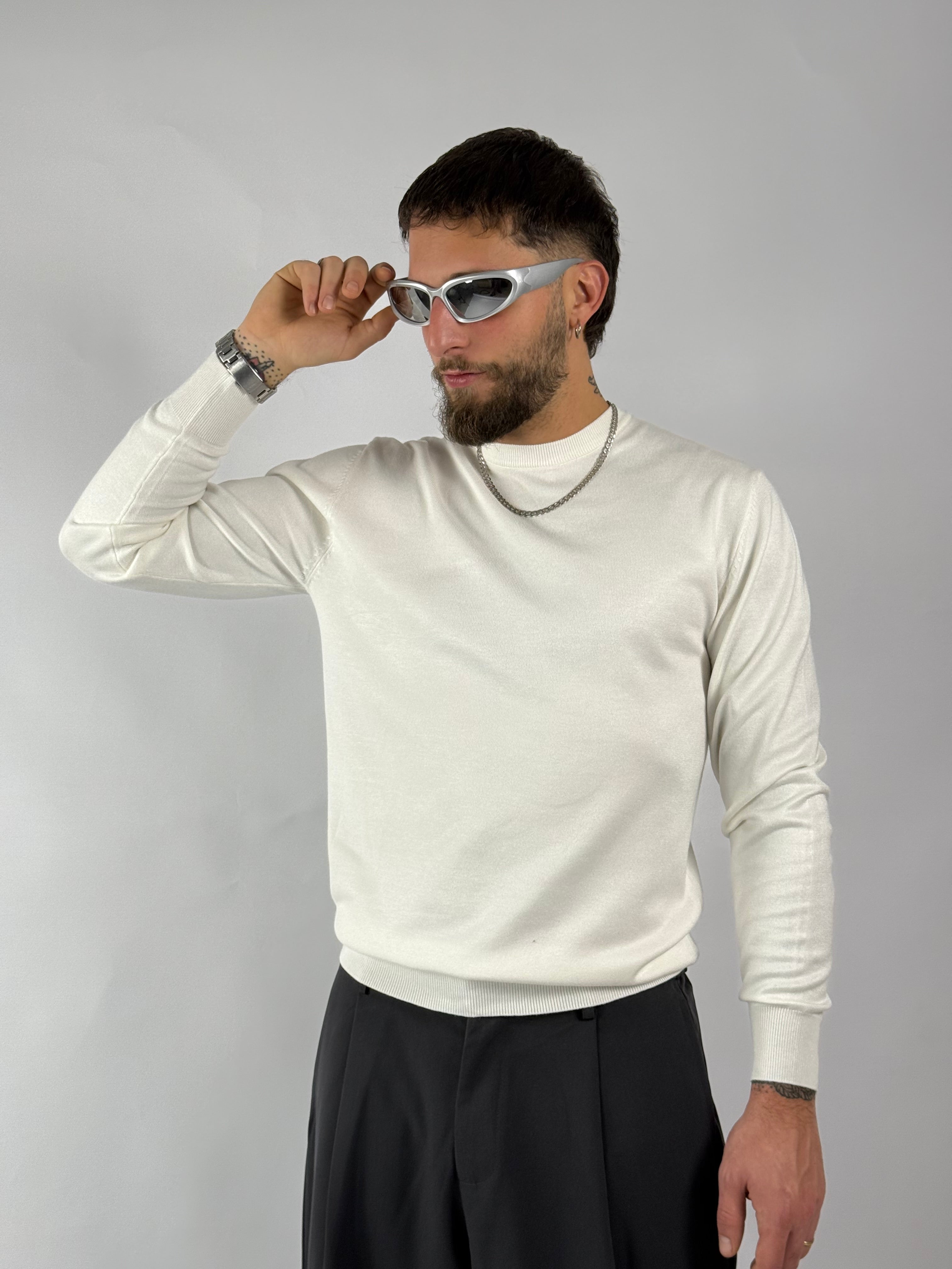 Maglioncino “everyday” bianco