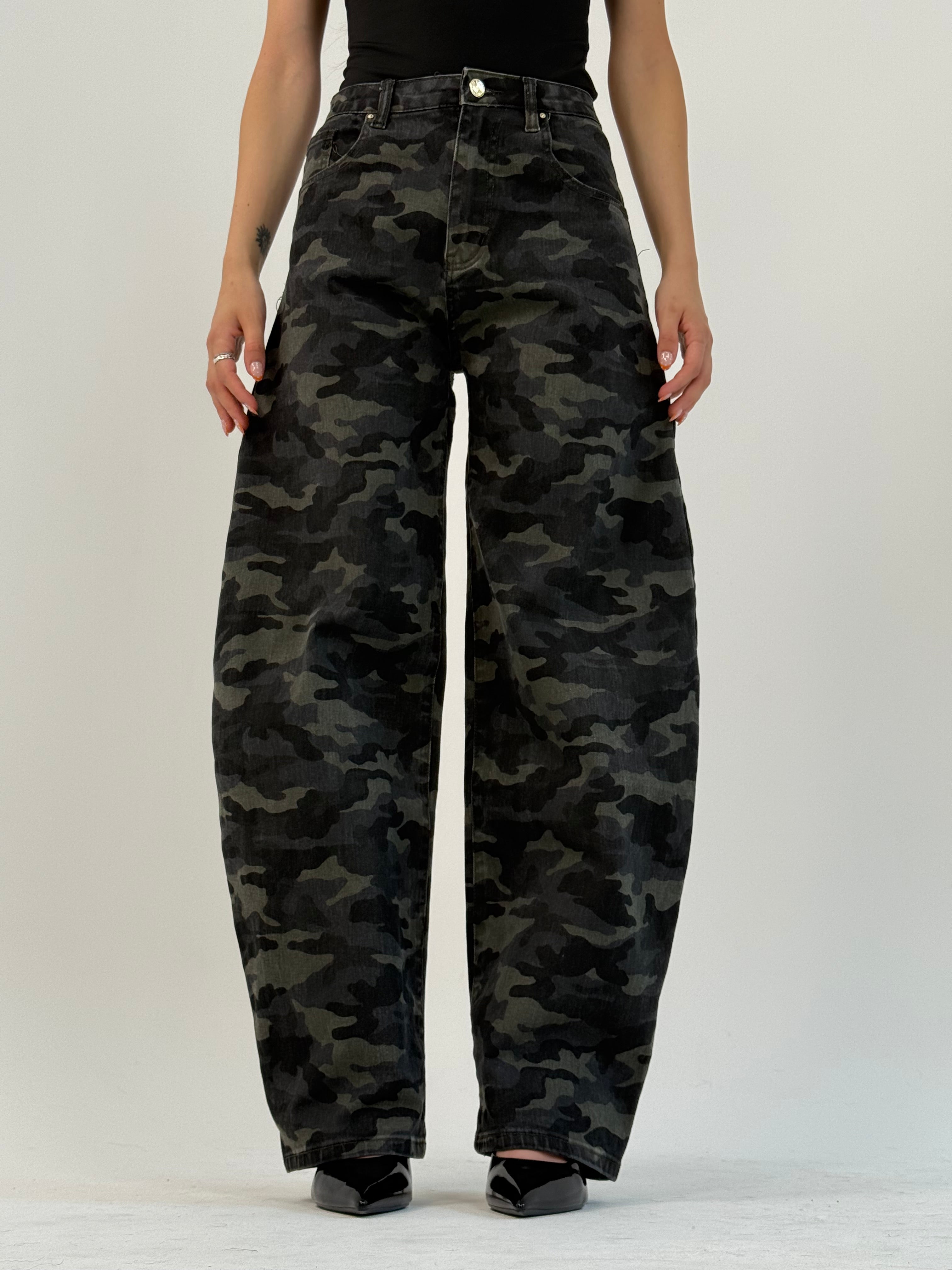 Jeans Dark Camo
