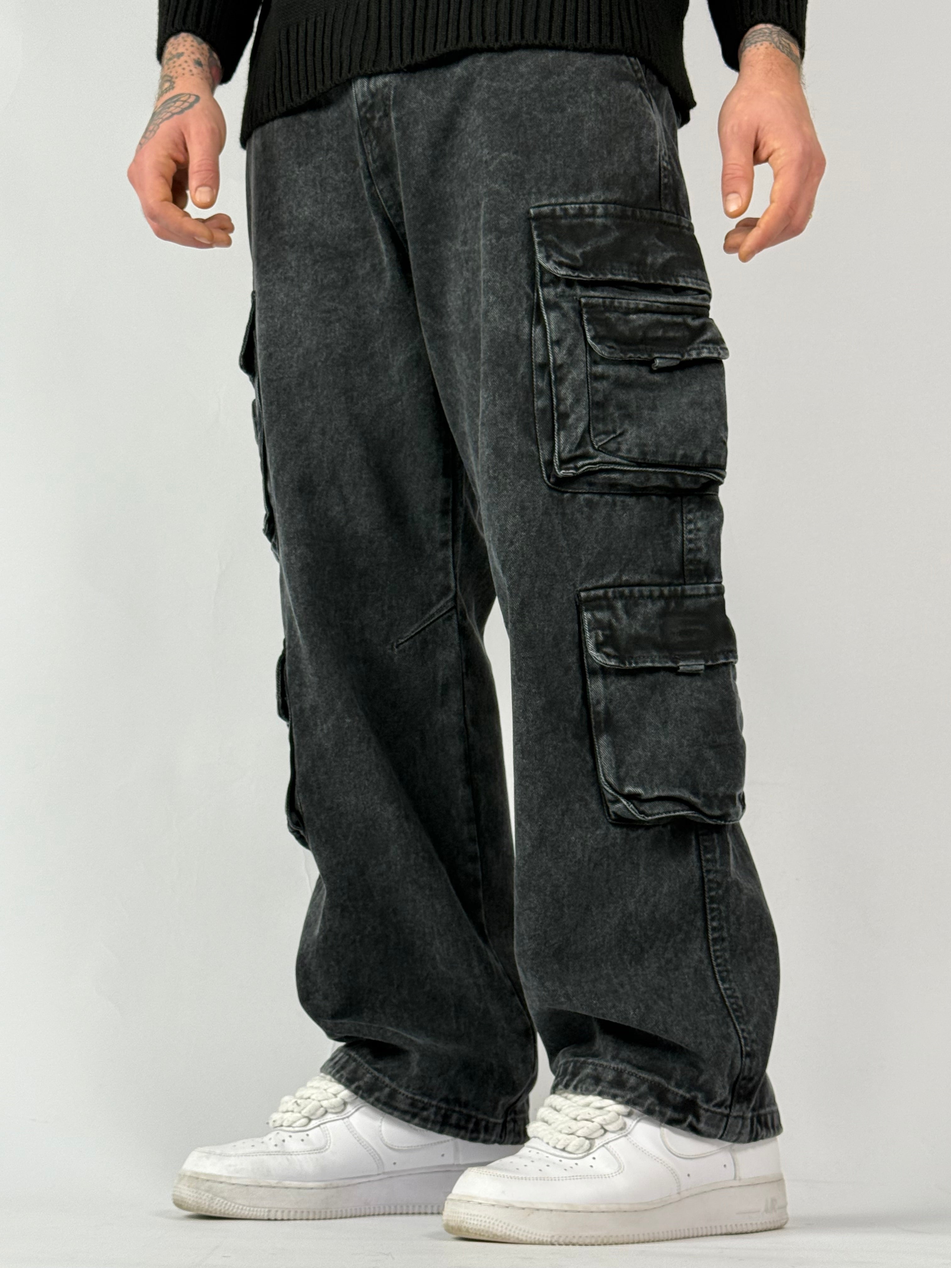 Jeans cargo “stone”