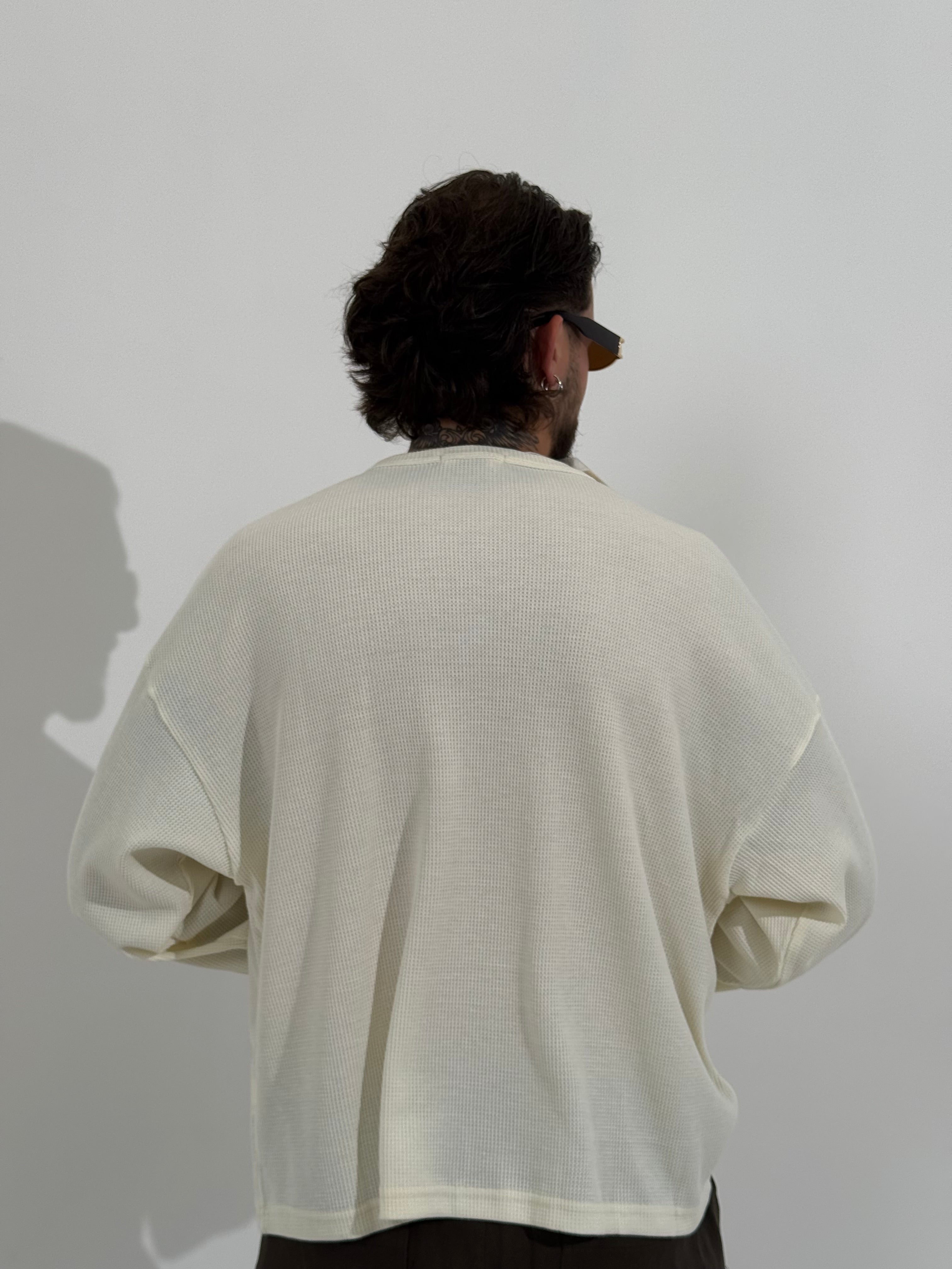 Long sleeve waffle
