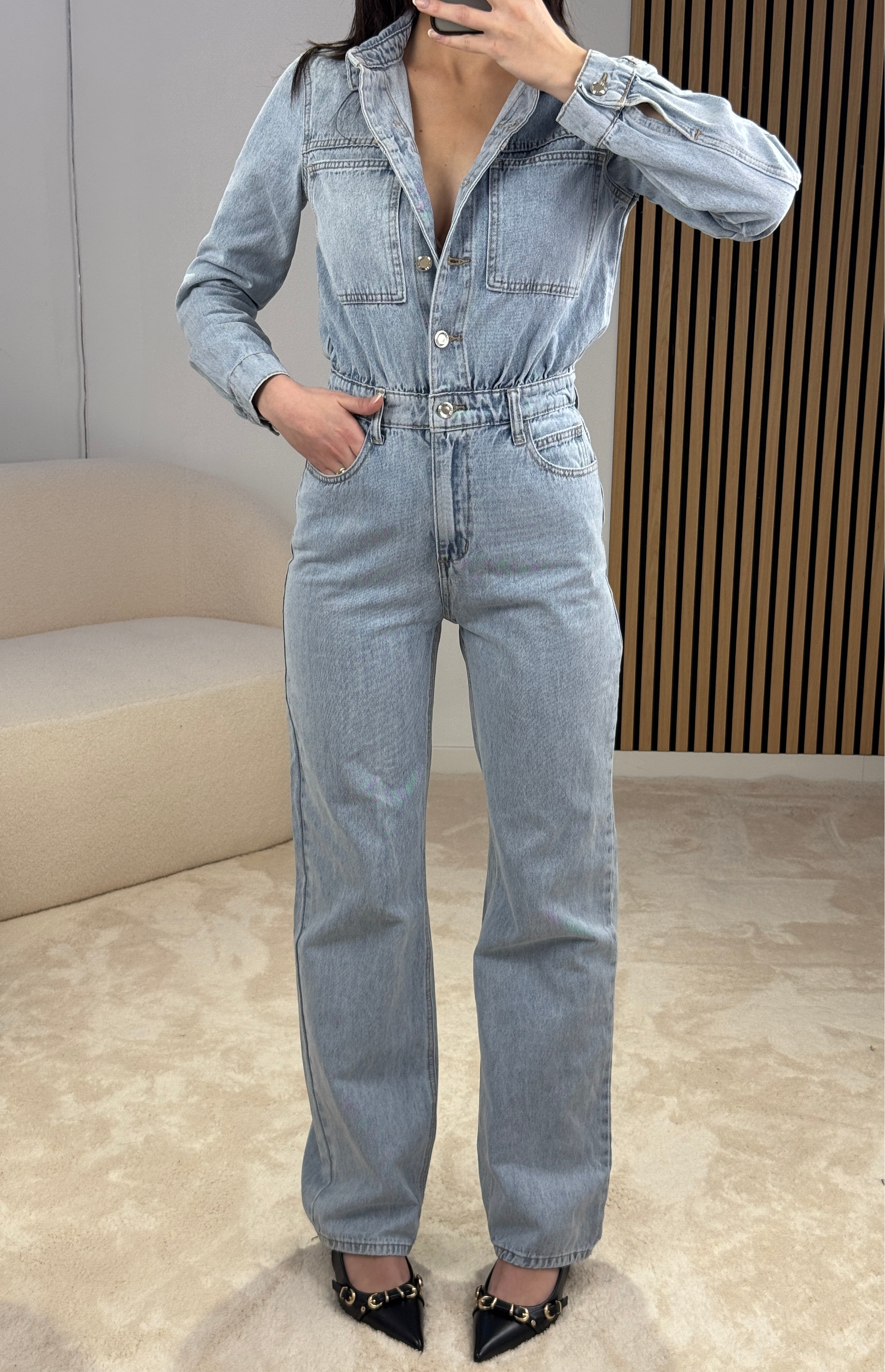 Tuta di jeans