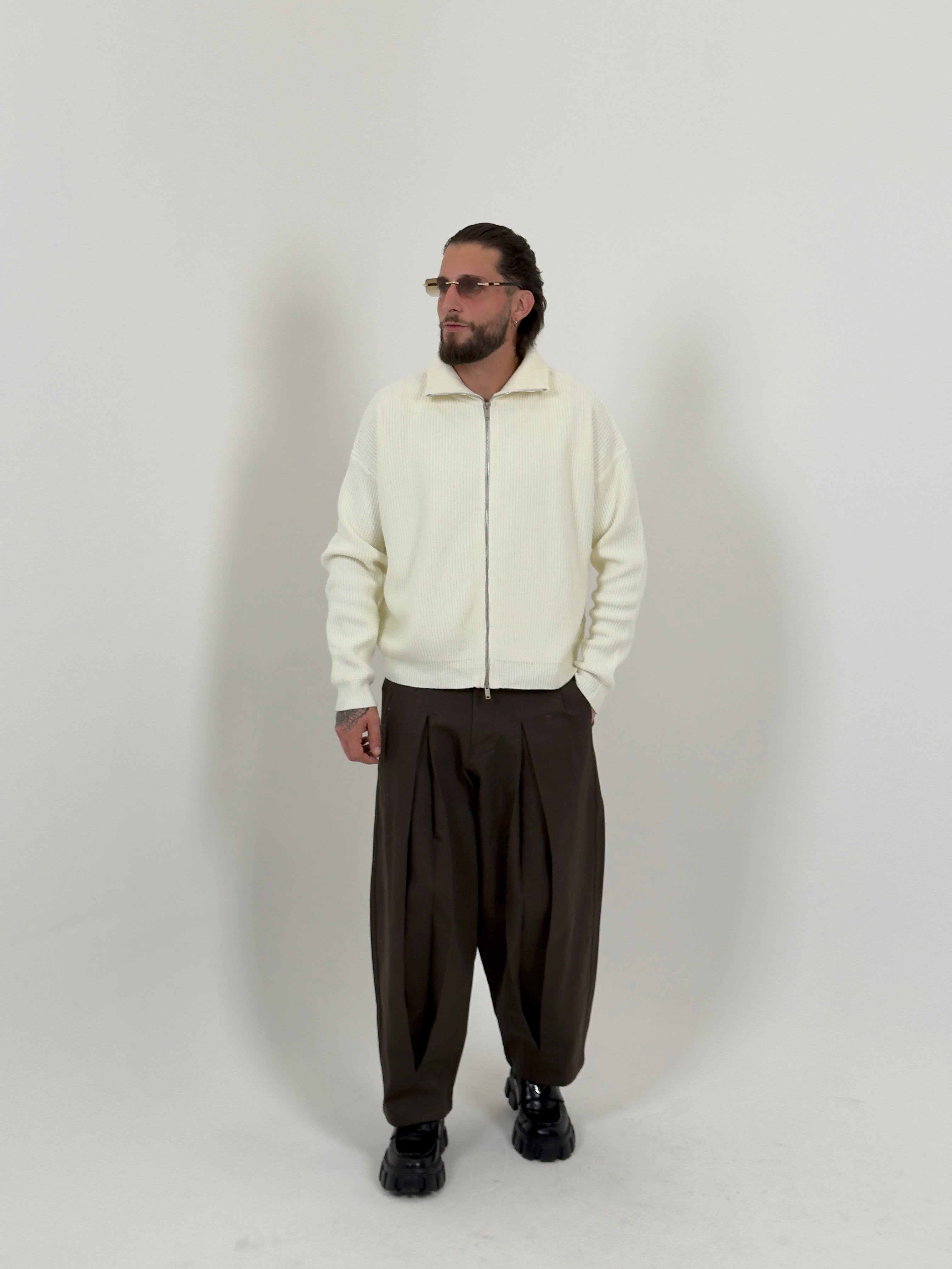 Maglione “Kyoto” full zip