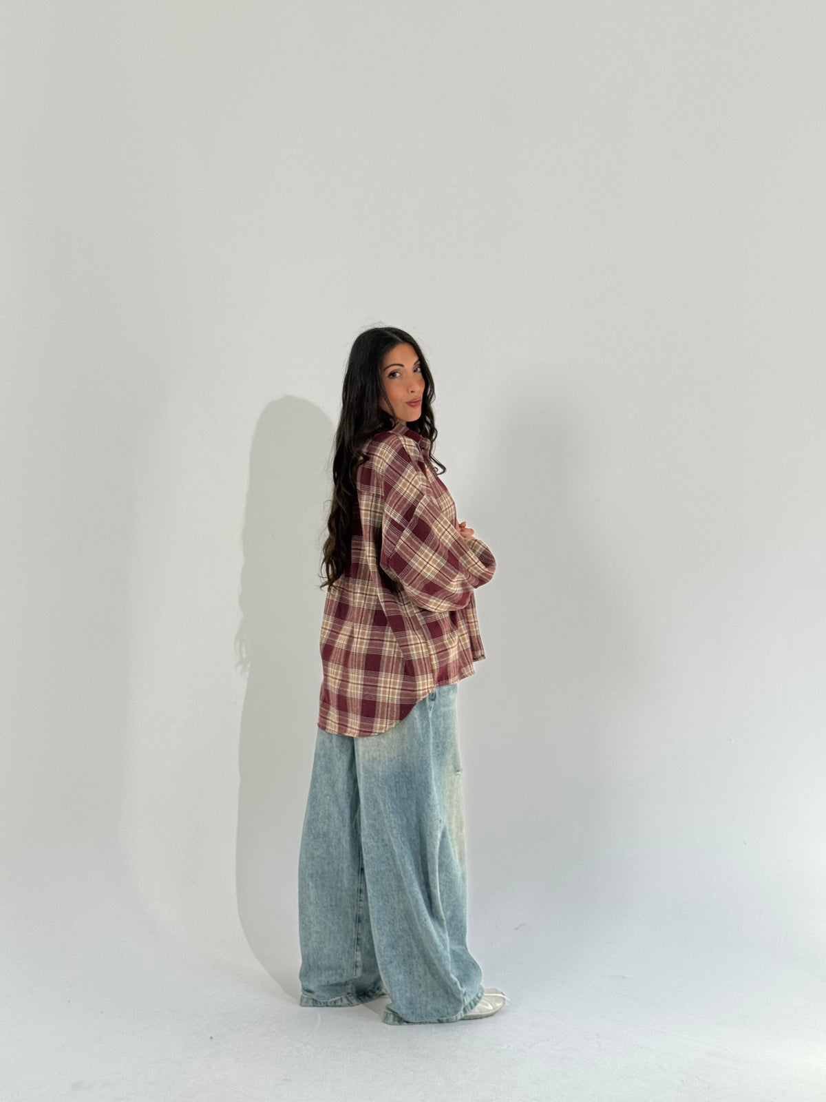 Camicia quadri balloon