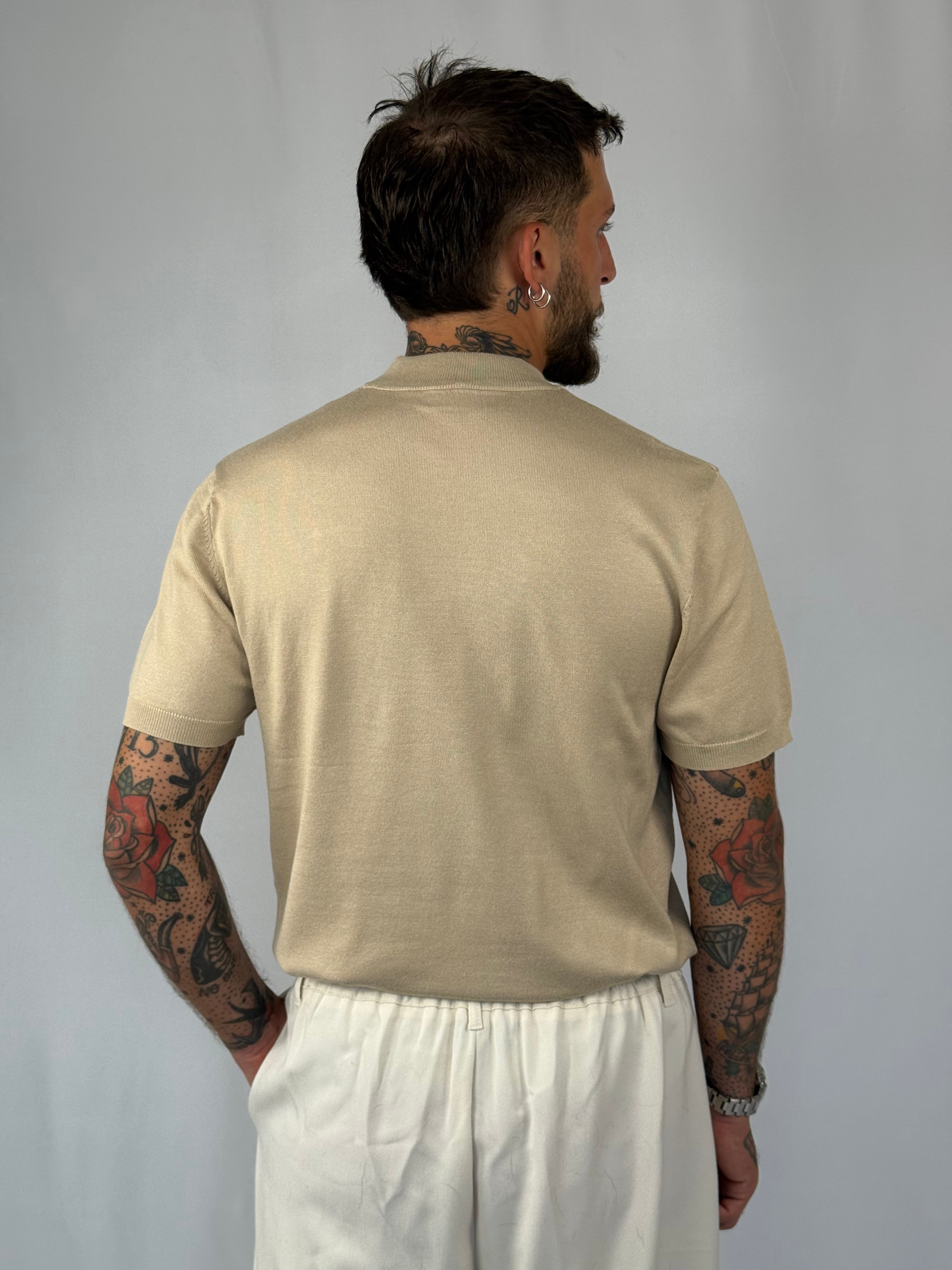 Maglia t-shirt beige