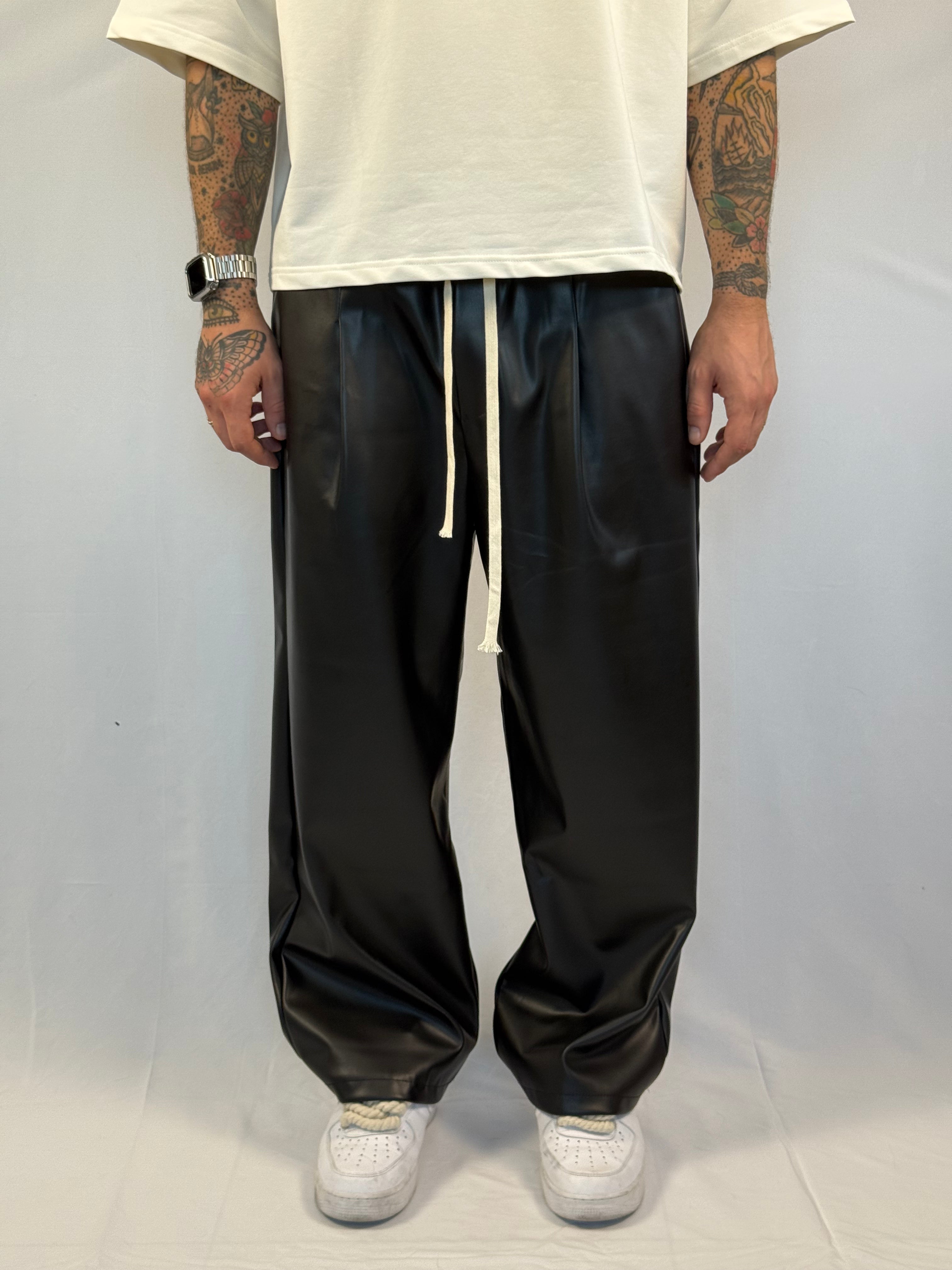 Baggy laccio pelle