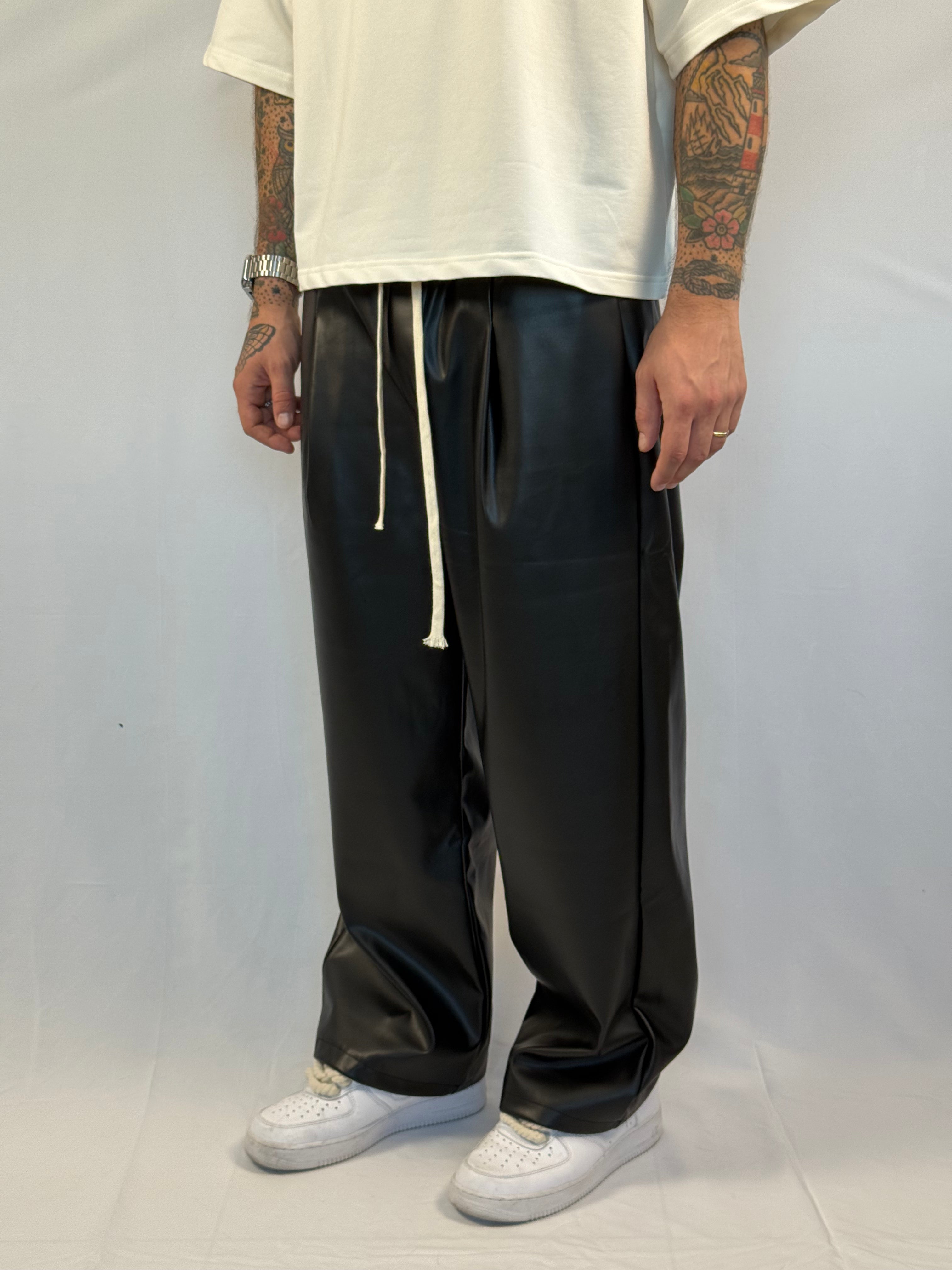 Baggy laccio pelle